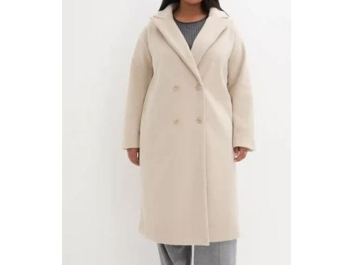 B.P.C płaszcz fango w optyce wełny 40.