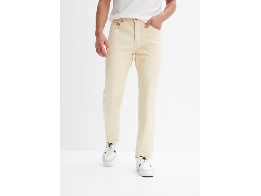 B.P.C męskie spodnie jeansowe beżowe 46.