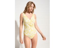 B.P.C kostium kąpielowy z efektem założenia kopertowego z marszczeniem