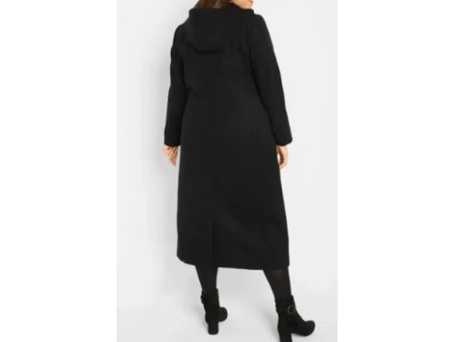 B.P.C płaszcz długi z kapturem brązowy ^40