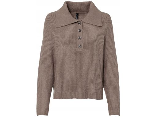 B.P.C brązowy sweterek z kołnierzykiem 44/46
