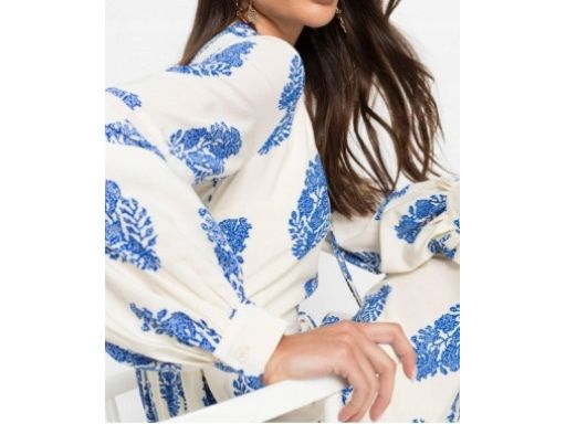 B.P.C sukienka z długim rękawem boho 40