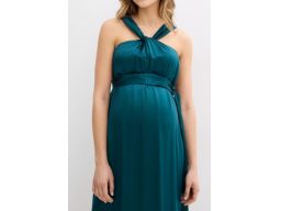 B.P.C sukienka ciążowa butelkowa zieleń ^44