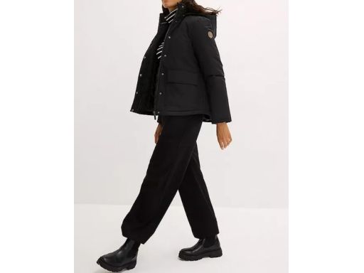 B.P.C kurtka damska funkcyjna czarna z odpinanym kapturem r.44