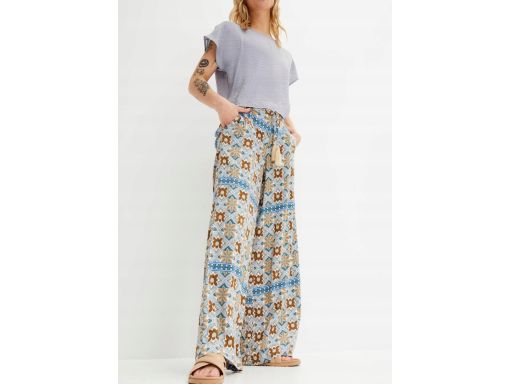 B.P.C spodnie we wzory z wiskozy boho 40.