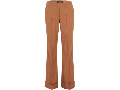 B.P.C spodnie damskie brązowe wywijane r.54