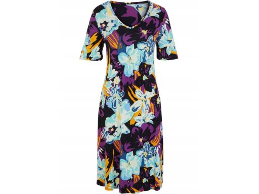 B.P.C sukienka letnia z krótkim rękawem w kwiaty 44/46