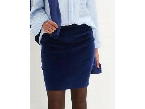 B.P.C sztruksowa spódnica granatowa przed kolana 48.