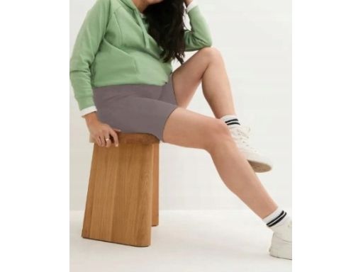 B.P.C 2-pak legginsy krótkie kolarki ciążowe 32/34.