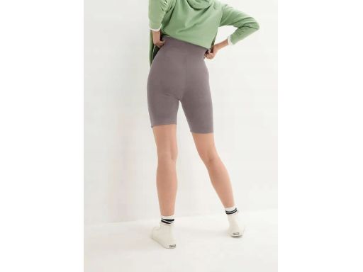 B.P.C 2-pak legginsy krótkie kolarki ciążowe 32/34.
