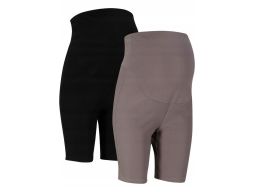 B.P.C 2-pak legginsy krótkie kolarki ciążowe 32/34.