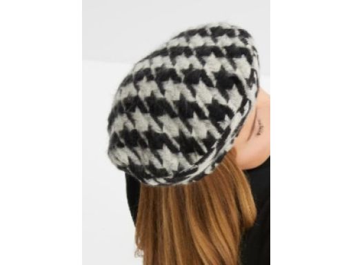 B.P.C beret szaro-czarny r.uniwersalny
