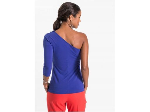 B.P.C bluzka na jedno ramię szafirowa r.48/50