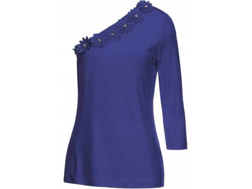 B.P.C bluzka na jedno ramię szafirowa r.48/50