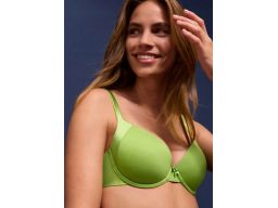 B.P.C zielony biustonosz push-up na fiszbinach r.75C