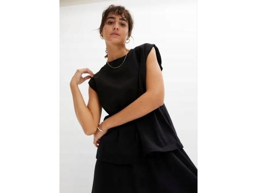 B.P.C t-shirt damski z zaakcentowanymi ramionami r.44/46