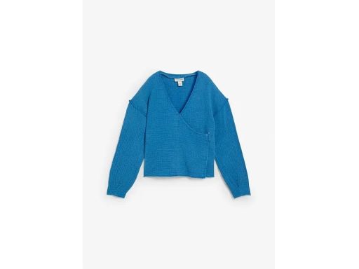 B.P.C bluzka muślinowa sprany niebieski r.36