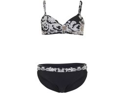 B.P.C bikini czarne wzory r.44(85B)