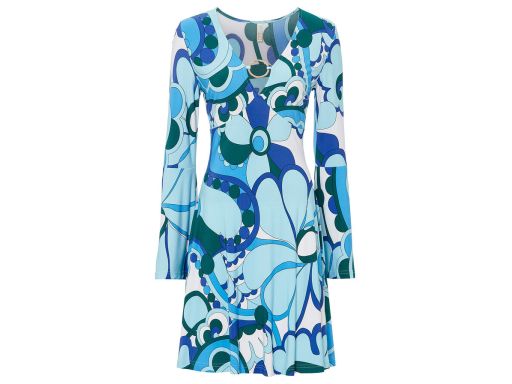 B.P.C sukienka wzorzysta z pierścieniem w dekolcie ^36/38