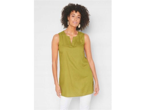 AF320 tunika oliwkowa z wiskozy r.40