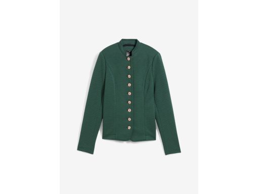 B.P.C prążkowa kurtka butelkowa zieleń do stroju ludowego 42.