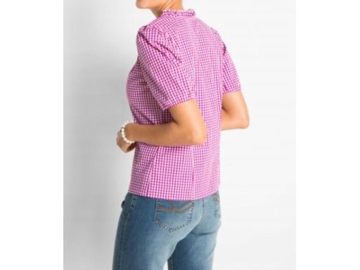 B.P.C bluzka w stylu ludowym w kratę r.50