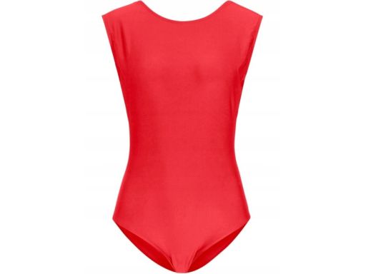 B.P.C kostium jednoczęściowy czerwony dekolt na plecach r.44