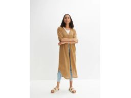 B.P.C długi kardigan cienki z krótkim rękawem 44/46.