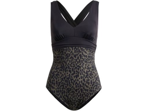 B.P.C modelujący stylowy kostium kąpielowy w cętki r.48