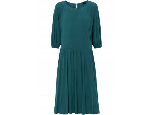 B.P.C prosta sukienka butelkowa zieleń midi 36/38
