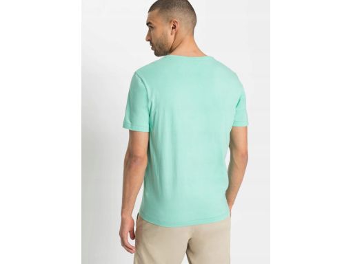 B.P.C t-shirt męski miętowy z nadrukiem M.