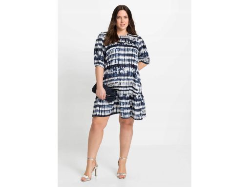 B.P.C satynowa sukienka z nadrukiem ^40