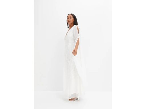 B.P.C suknia ślubu z długimi rękawami z rozcięciami ^50