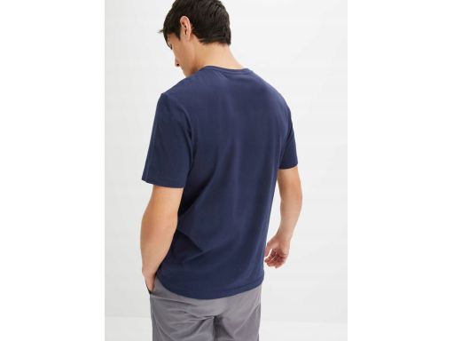 B.P.C t-shirt męski granatowy z nadrukiem M.