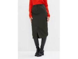 B.P.C spódnica bojówka ciemna butelkowa zieleń ^38