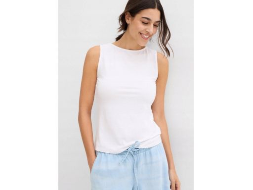 B.P.C top niebieski gładki r.52/54