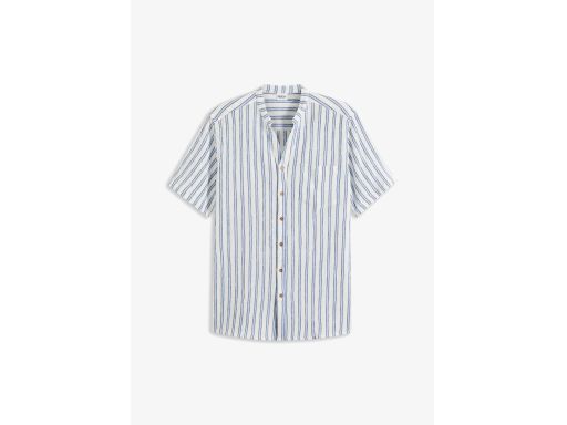 B.P.C męska koszula w paski ze stójką kreszowana 45/46.