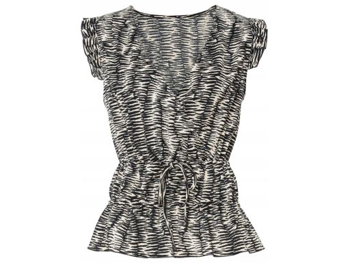 B.P.C bluzka damska kopertowa we wzorek 40/42.