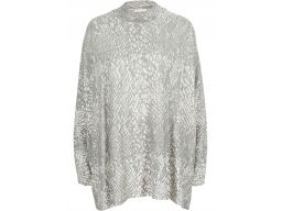B.P.C bluzka-poncho we wzór 36/38.