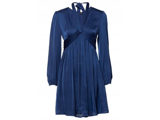 B.P.C atrakcyjna sukienka satynowa granatowa ^38