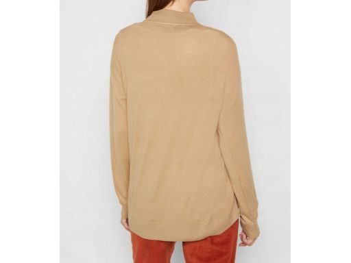 B.P.C bluzka dzianinowa ze stójką beżowa ^36/38