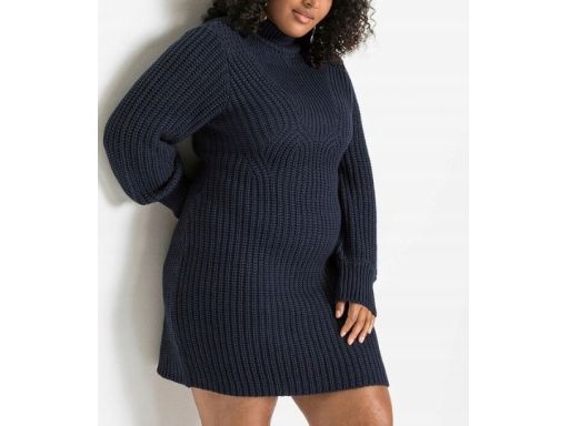 B.P.C sukienka dzianinowa granatowa ^40/42