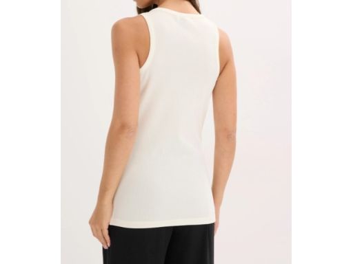 B.P.C top ecru prążkowany z klamrą ^48/50