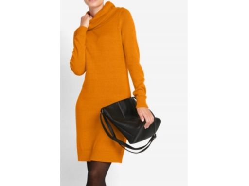 B.P.C dzianinowa sukienka miodowa ^36/38