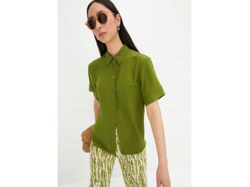 B.P.C koszula oliwkowa damska 48.