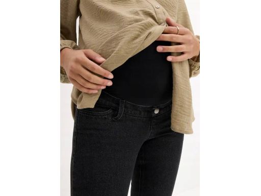 B.P.C ciążowe spodnie jeansowe czarne 48.
