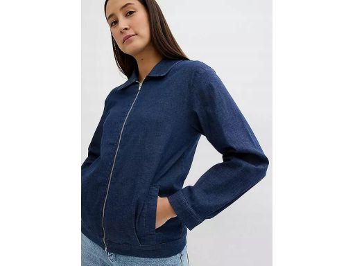 B.P.C kurtka jeansowa granatowa na suwak 42.