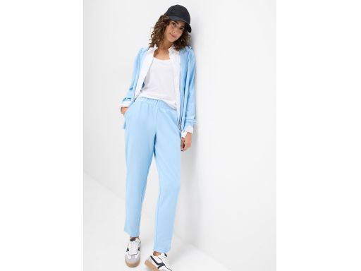 B.P.C wygodne spodnie niebieskie z elastyczną gumą w pasie ^36/38