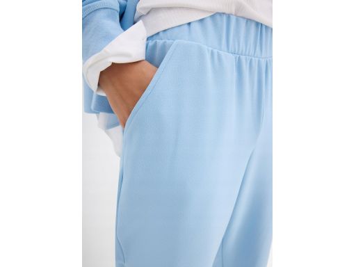 B.P.C wygodne spodnie niebieskie z elastyczną gumą w pasie ^36/38