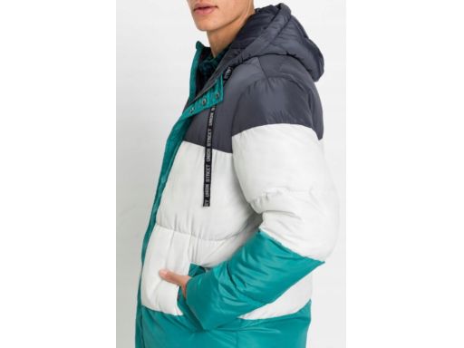 B.P.C długa kurtka męska pikowana z kapturem ^58